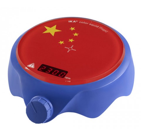 Magnetic stirrer w/o heating color squid red flag IKA
