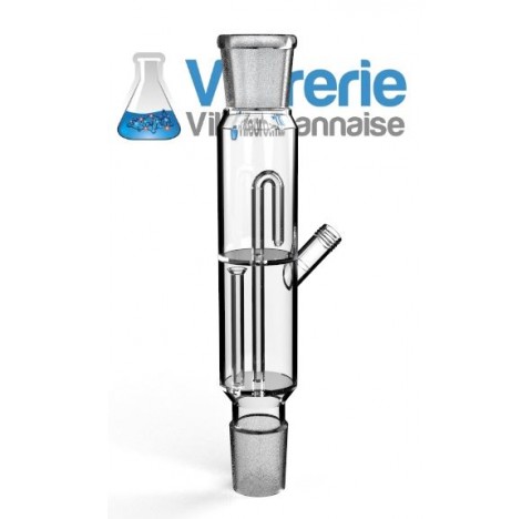 Ampoule de coulée à quantifier le gaz, rodages 29/32, en verre borosilicate.