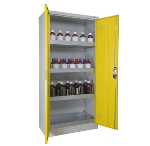 Armoire haute a portes 300 Litres de stockage 80 Litres de retention a Etagere /bac dimensions exter