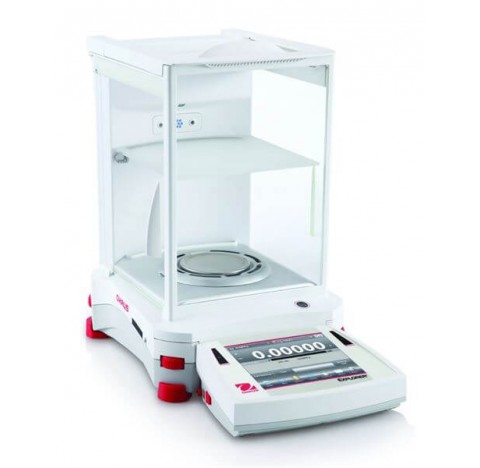Balance Explorer Semi-Micro modele : EX225DM/AD, balance OHAUS analytique avec cage de pesee portee 