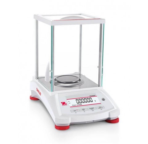 Balance Pioneer PX 5d modele : PX125D, balance OHAUS analytique avec cage de pesee portee : 52grr.12