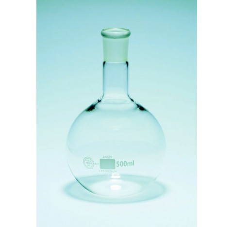 Ballon a fond plat col moyen 500ml CN24/29