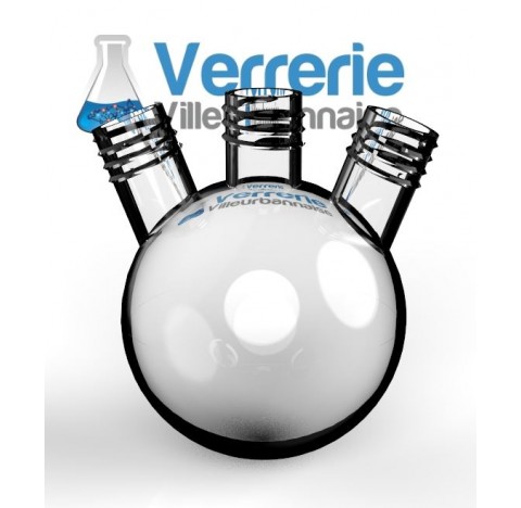 Ballon 500ml tricol SVL15 Ballon 500 ml tricol SVL15 central, 2 SVL15 inclines , diametre de ballon 