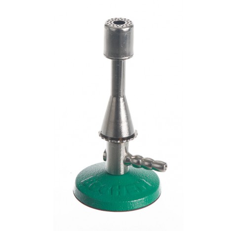 Teclu Burner Height 180 mm diameter of foot : 76 mm 1,53 KW , natural gas , 23 mbar , 120g/h air reg