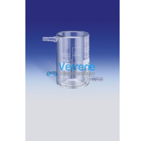 Becher thermostate en verre olive en verre diam 12 Capacite max. : 250 ml Diam int. : 55 mm Hauteur 