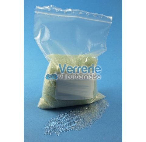 Glass marble (balk) 5 mm transparente Qt / Kg : 6 112 , 660 ml , 1kg