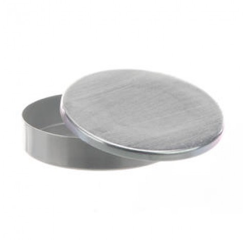 Dressing jar with lid height 20 mm diameter 60 mm ,aluminium ,