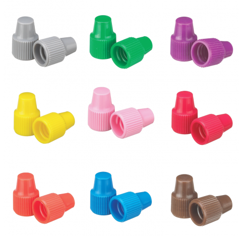 Pointe compte-gouttes en polyethylene naturel pour bouchon visse 8-425 et flacon compte-gouttes de 1