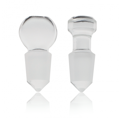 Bouchon Pennyhead en verre pour flacons DBO (Boite de 12). WHEATON BOD les bouchons en verre s'adapt