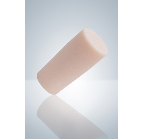 Bouchon sterile rose 10 pieces diametre haut : 22mm , diametre bas : 18mm , longueur totale 45 mm , 