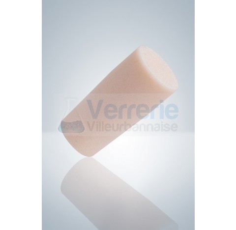 Bouchon sterile rose 10 pieces diametre haut : 22mm , diametre bas : 18mm , longueur totale 60 mm , 