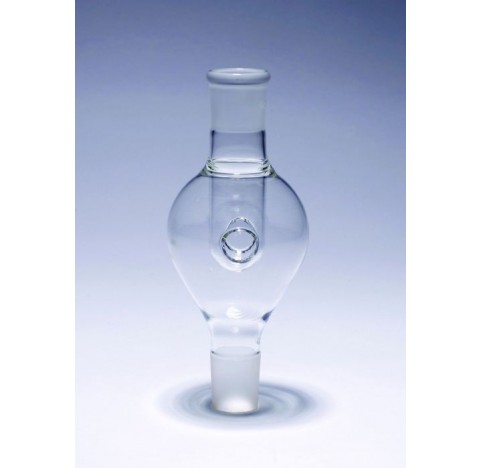 Tete de distillation avec ampoule de garde, pour evaporateur rotatif, rodages 29/32