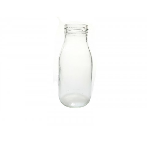 Bouteille dressing 250 ml en verre blanc bague TO 43, Twist off