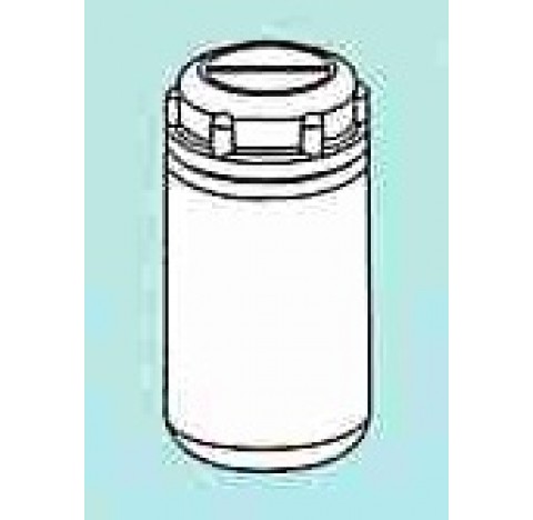 Bouteille PP 250ml avec bouchon filete diametre orifices : 62 mm longueur 100 mm diam ext 61 hauteur