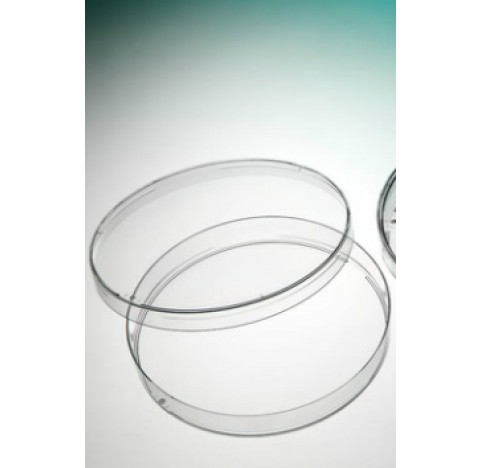 Round petri plate PS naturel 3 vents height 14.2 diameter 90, 33/bag, double outer bag with traceabi