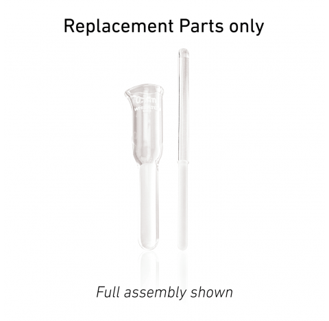 Mortier pour reference 357844 , en verre borosilicate 0,1 ml