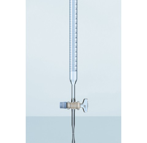 DURAN burette with straight stopcock, 10 ml, class B packing of 2