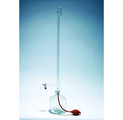 Burette automatique,50ml classe AS sans bande Schellbach
