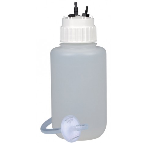 Flacon collecteur en PP 4L, pour BVC control / basic, avec filtre protecteur et tuyau d'admission po