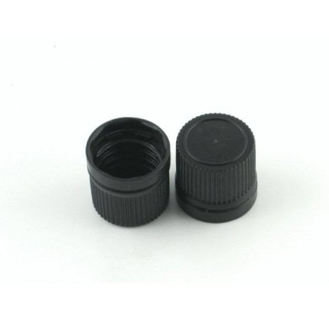 Capsule DIN 18 auto-jointante polyethylene noir
