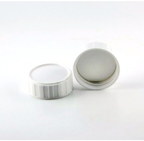 Capsule pharmacie 30 en bakelite blanc et joint triseal bague PHIE30