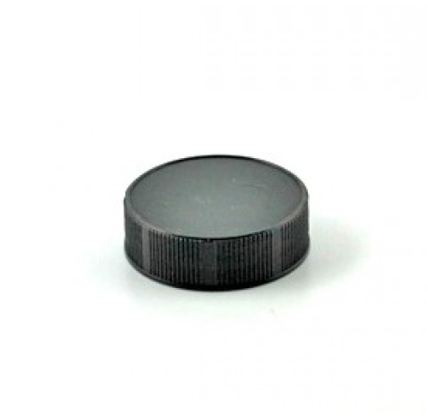 Capsule Pharmacie 40 en polypropylene noir et joint PTFE bague PHIE40