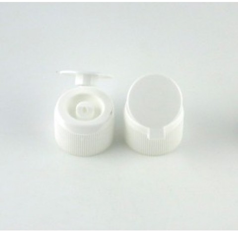 Capsule service PP28 en polyethylene blanc pour carreco avec bague