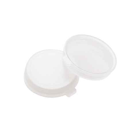 Bouchon a pression en LDPE pour flacons d'echantillon a bouchon pression de 60 ml et 120 ml, DE 45 m