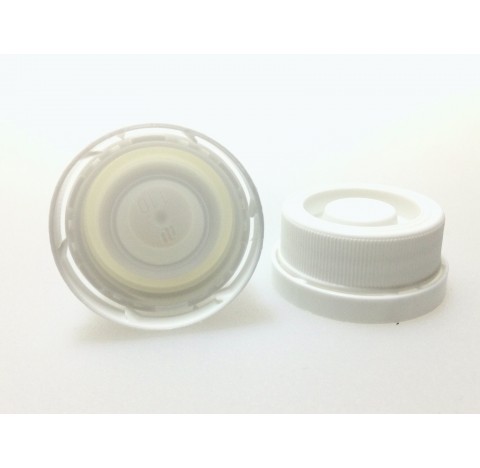 Capsule BV29 inviolable en polypropylene blanc