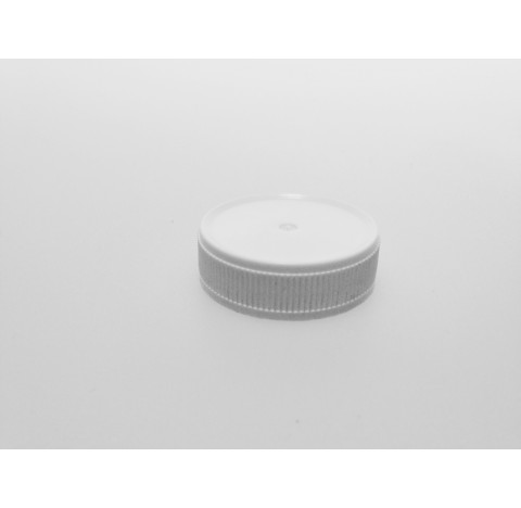 Couvercle de pot a creme 43SP400 en polypropylene blanc autojointante