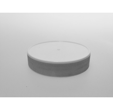 Couvercle de pot a creme TO 82 en polypropylene blanc jointee