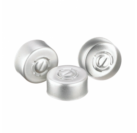Scellage aluminium a disque central detachable sans joint, naturel, DE 13 mm (Boite de 1000)