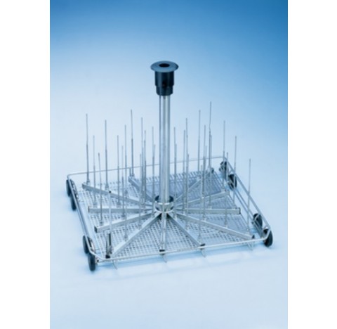 Chariot pour 39 butyrometres pour verrerie a col etrangle - Ballons - Eprouvettes dans PG 8535 - PG 