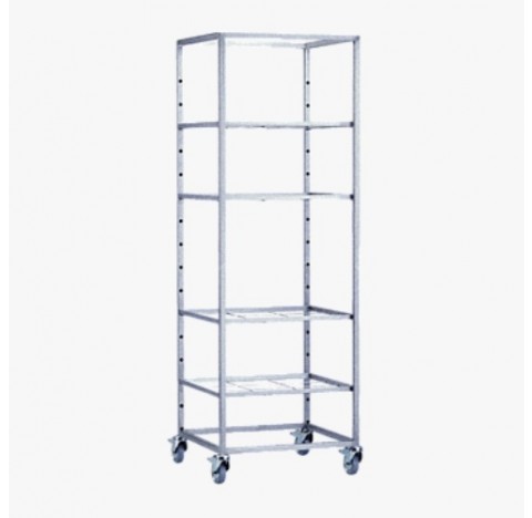 Chariots Mieltrans 4 etages (transport &stockage) pour l'entreposage des paniers et complements des 