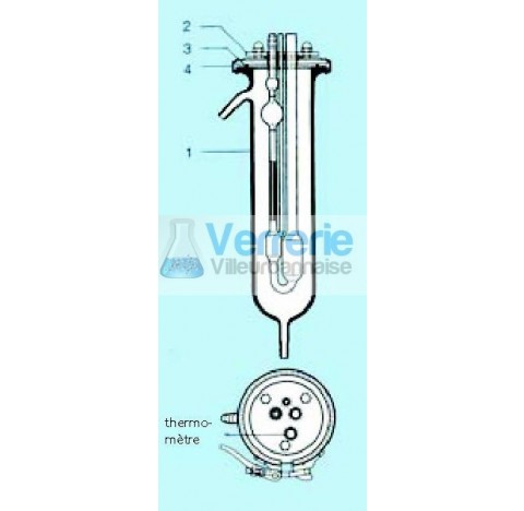 joint torique en silicone DN 60 piece 3 Modele SI Analytics : 225 34