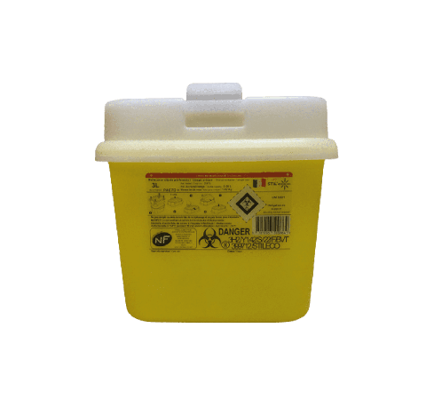 Le collecteur pour dechets medicaux perforants, STILECO POCKET de 3 litres, est con‡u pour la collec