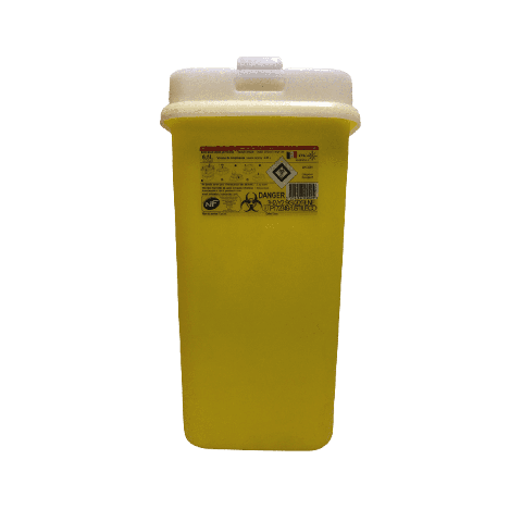 Le collecteur pour dechets medicaux perforants, STILECO POCKET de 6,5 litre, est con‡u pour la colle