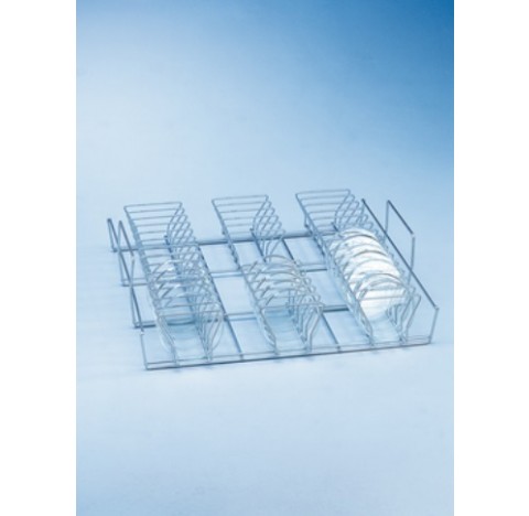 Complement de panier pour 38 boites de Petri diam.100 mm pour boite de petri Modele : E 118