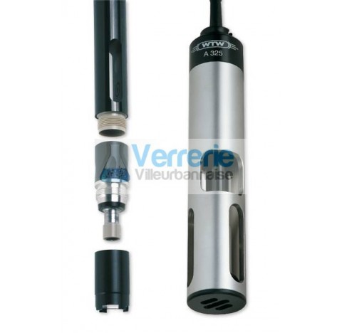 Sonde WTW combinee oxygene/conductivite, cable 3, avec 3etes de membranes, solution de nettoyage,  e