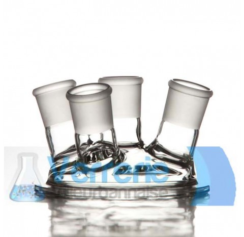 Glass lid of reactor DN 200 central socket 40/45 angled socket :2 x 29/32 vertical socket :2 x 14/23
