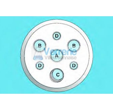 Process Chemistry, Pure PTFE, Reactor Lid I.D. : 150mm