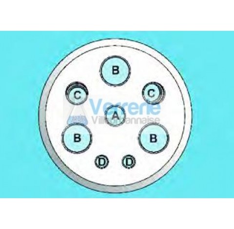 Process Chemistry, Pure PTFE, Reactor Lid I.D. : 200mm