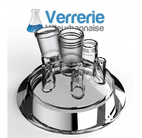 Couvercle DN100  24/29 rodaviss renforcé central , 24/29 droit classique , 3x SVL15 droit et 1 x SVL