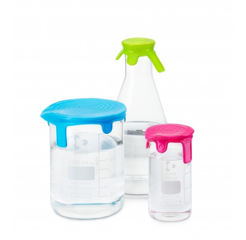 Couvercle en silicone DURAN, set S/M/L, rose