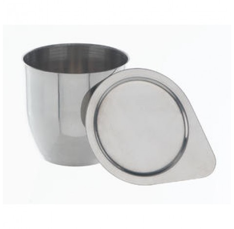 Crucible 270 ml diameter 80 mm height 80 mm lid sold separately art : 8189BOC ,Nickel 99,5 per cent