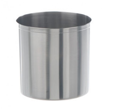 Evaporating dish 125 ml Diameter 70 mm height 35 mm tall form ,Stainless steel