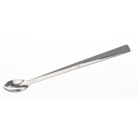Laboratory spoon total length 150 mm spoon dimensions 30x15 diameter 1 mm ,stainless steel ,