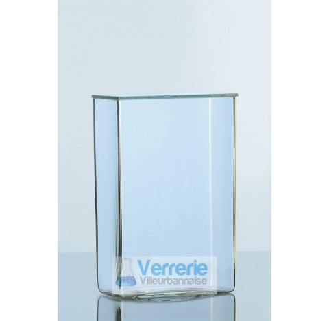 Duran Museum jar, with ground-in glass plate, length 60 mm width 50 mm height 100 mm