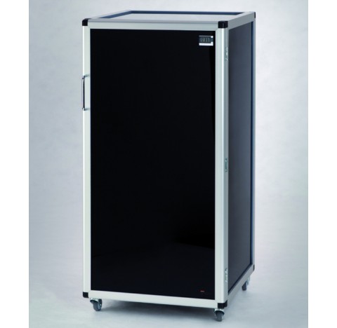 Dessicateur MAXI 1 en PMMA noir dimensions externes : 560x1150x580 mm , dimensions internes : 495x10