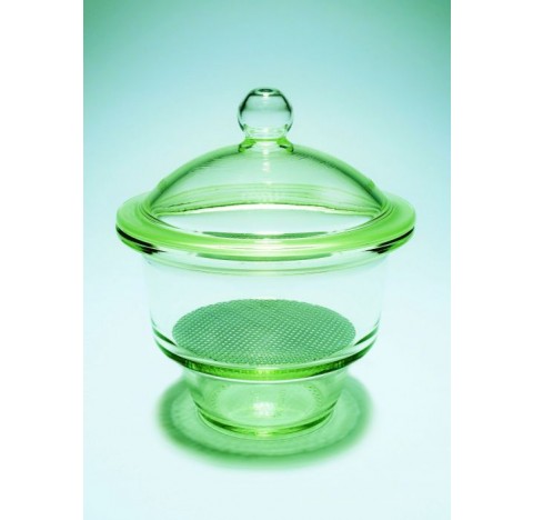 Dessiccateur a bouton diametre interne 220mm comprenant un corps de dessiccateur et un couvercle a b